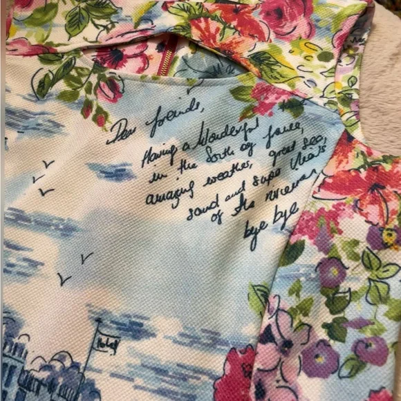 Gabby Skye Women's Shift Dress Floral Venice - Picture 8 of 10